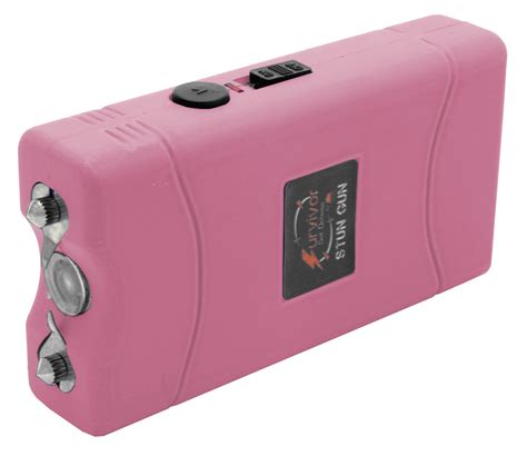 pink taser gun.